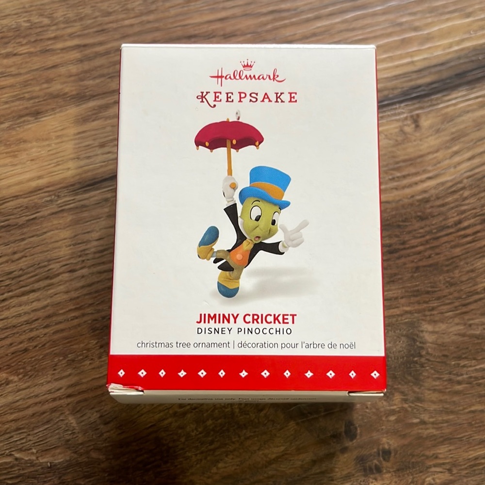 2015 Limited Edition Hallmark Keepsake Disney’s JiminyCricket Christmas Ornament